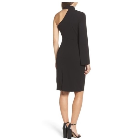 Vince Camuto Choker One-Shoulder Dress - Picture 3 of 8